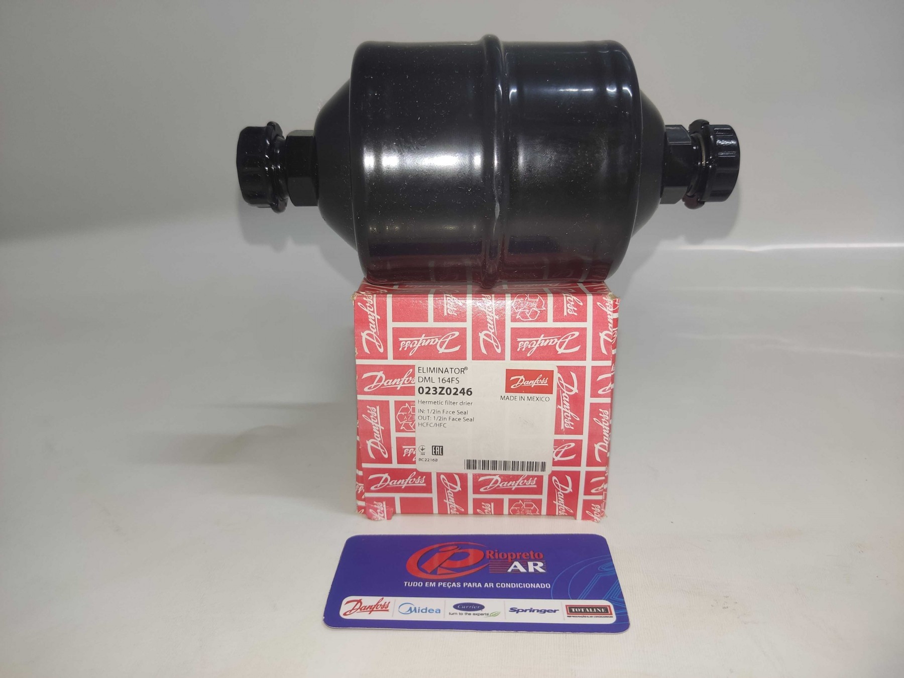 FILTRO SECADOR DML 164FS350 X 1/2 OR DANF AR-CONDICIONADO