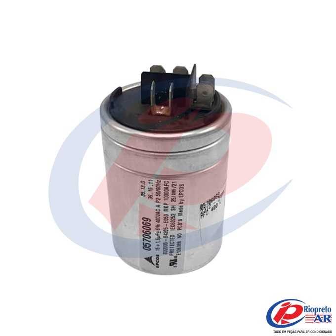 CAPACITOR DUPLO 15 + 1,5     400 VAC LG EAE60140502