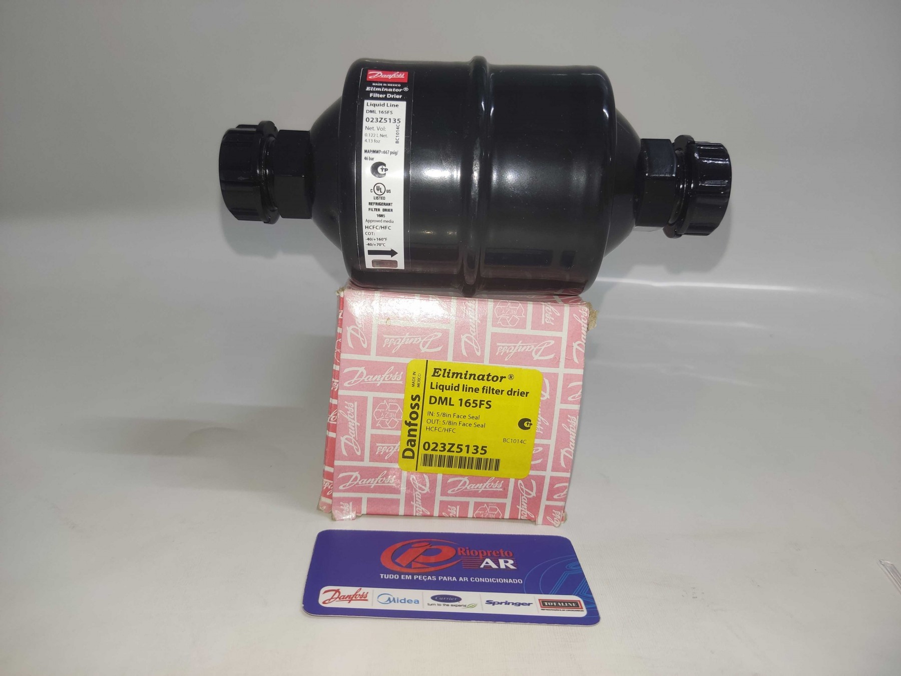 FILTRO SECADOR DML 165FS350 X 5/8 OR DANF AR-CONDICIONADO