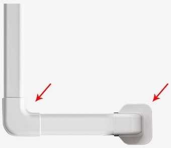 CANALETA P/ INSTALAÇÃO DE SPLIT 80X70CM BARRA 2 MTS 