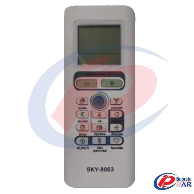 CONTROLE MIDEA EVAP MACA 09 A 18 S5 (PARALELO)