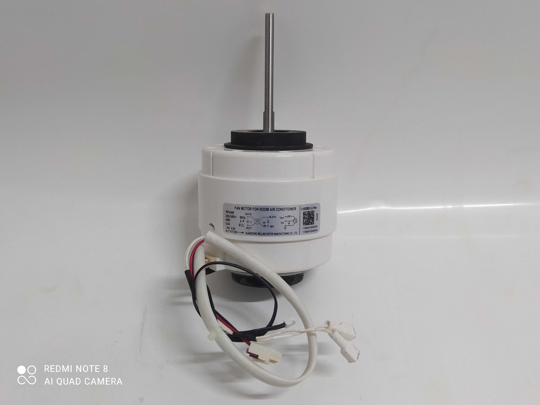 MOTOR ELETRICO MIDEA EVAPORADORA  42MACA22S5 42MBQA24M5
