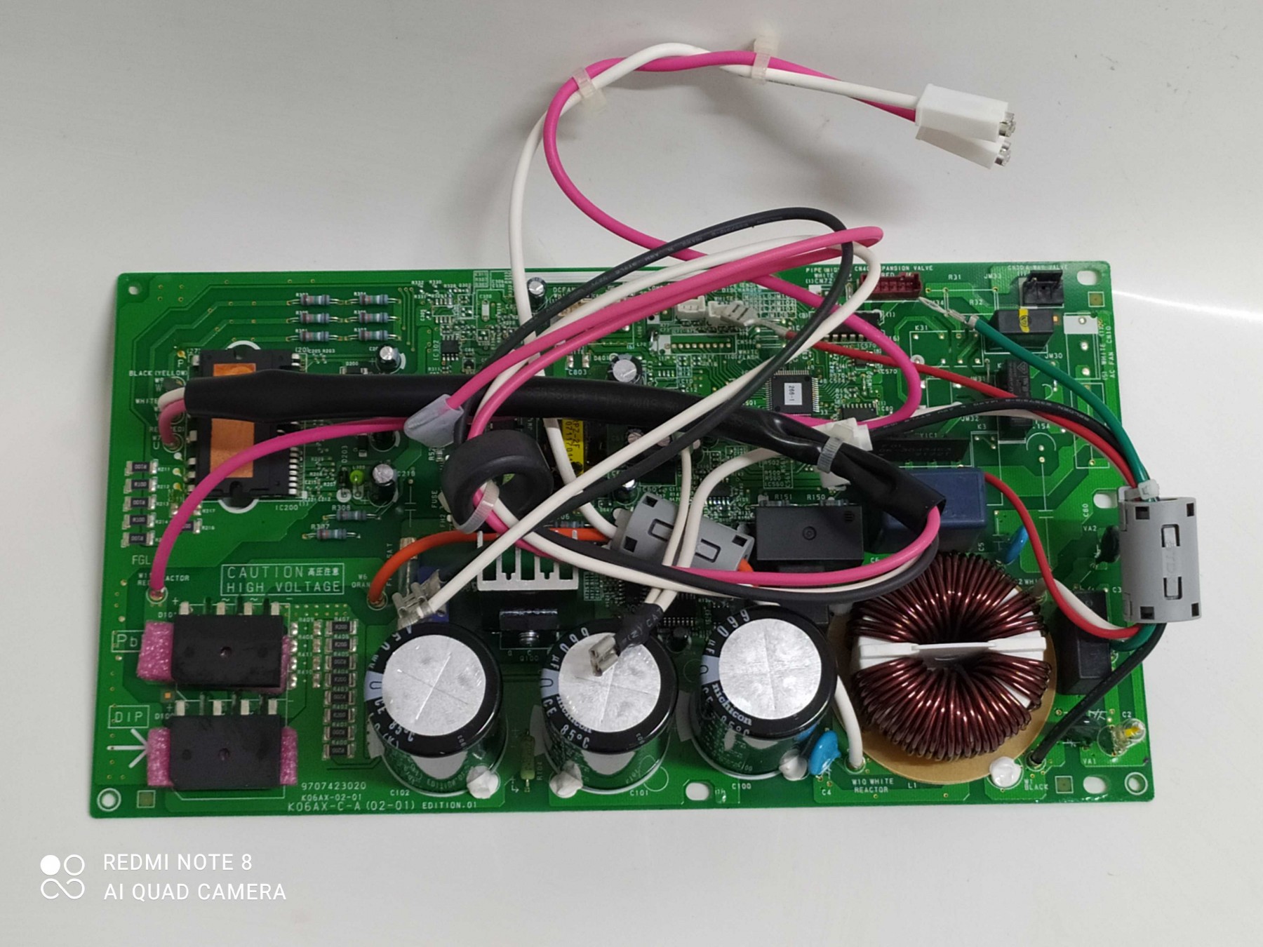 PLACA FUJITSU COND PCB AOBR18LEC PLACA CONTROLE CAPACITORES K06AX-0803HUEC1