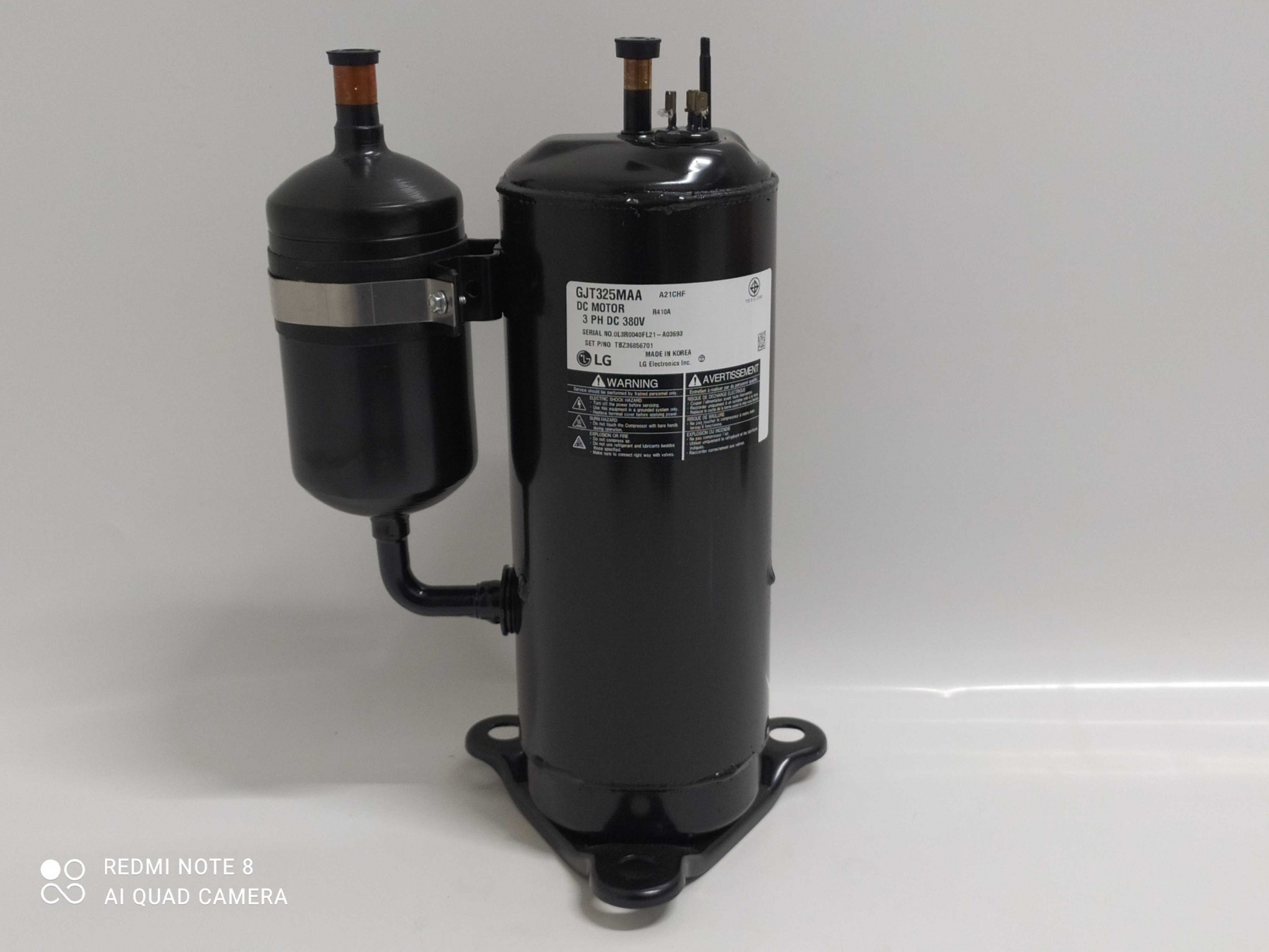 COMPRESSOR LG CASSETE(K7)36/48K R410 AUUQ36GH2 AUUQ48GH2 AVUQ36GM1A0 AVUQ48GM2A0