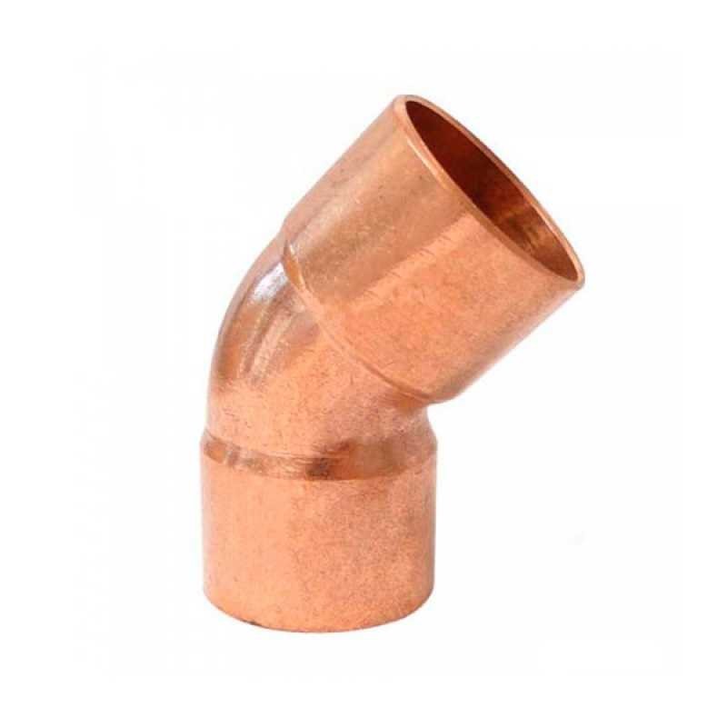 CURVA 45 X 1.1/8 COBRE