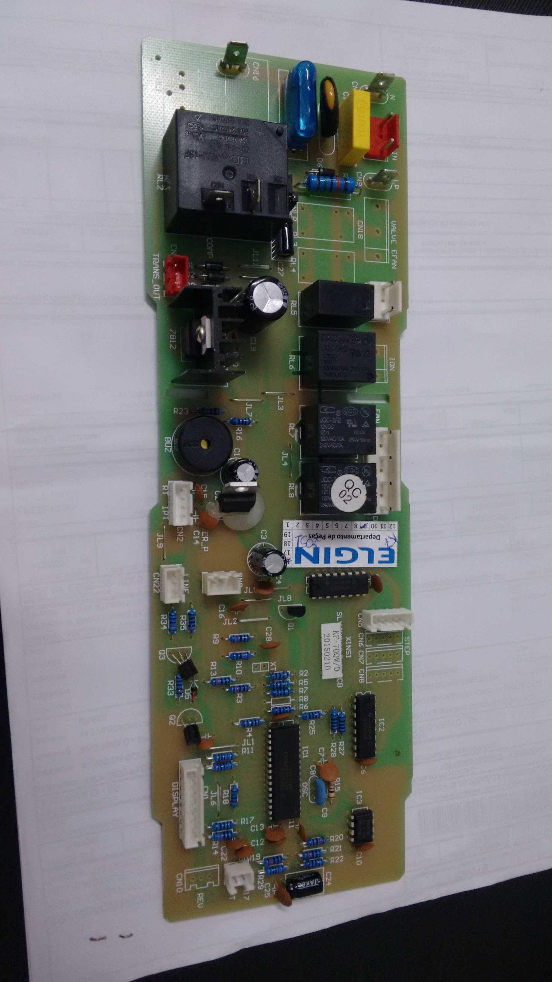 PLACA ELGIN EVAP KBF1 48/60-2 K-7 ARC141290602301