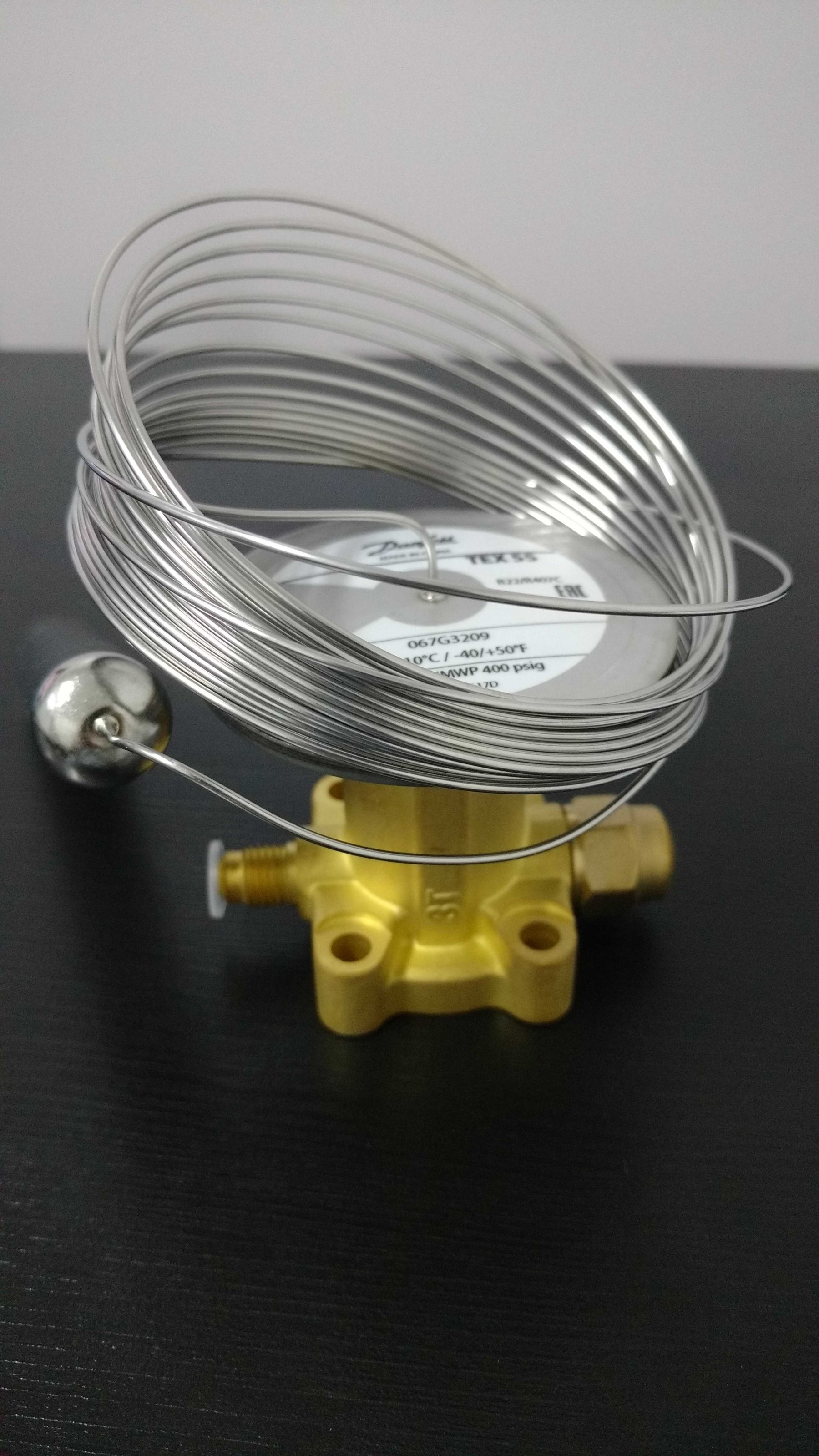 VALVULA DANFOSS EXPANSAO TERMOSTATICA TEX55 N 5M COD. ANTIGO 068G3209 