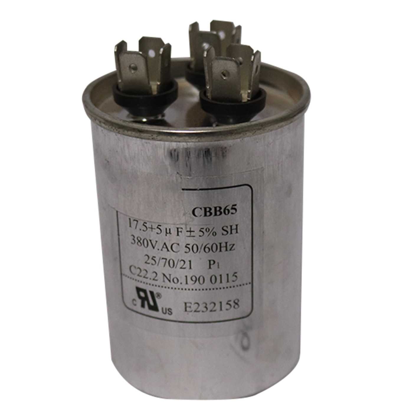 CAPACITOR DE FASE 17,5   MFD   380 VAC AR-CONDICIONADO