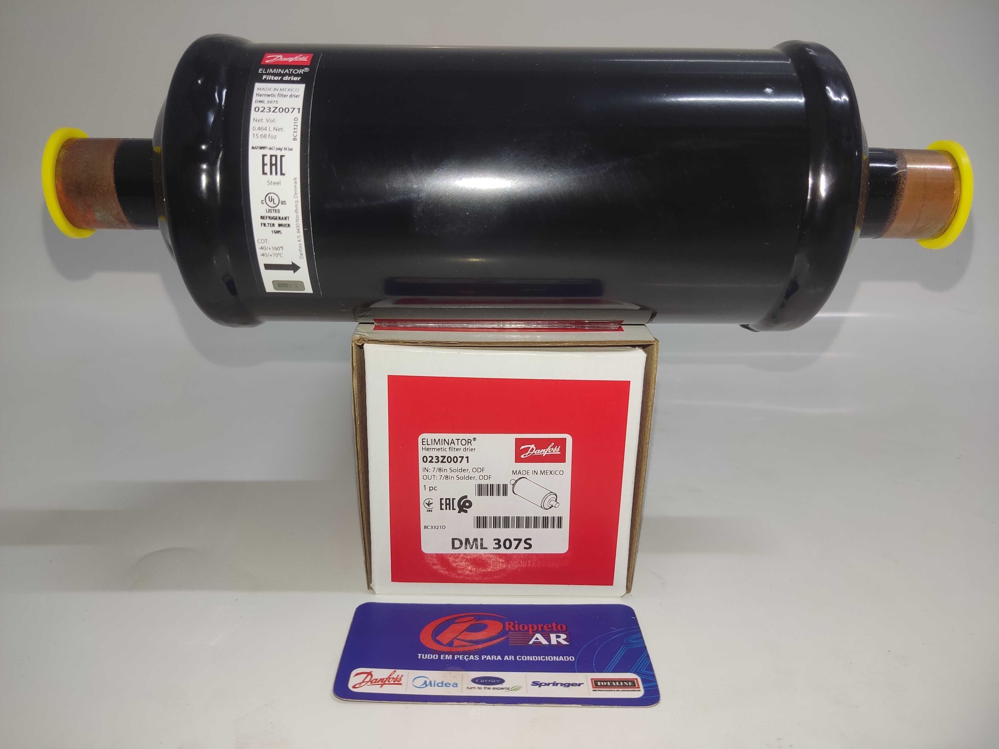 FILTRO SECADOR DANFOSS DML 307S 700 X 7/8 S  AR-CONDICIONADO CHILLER SELF WALL