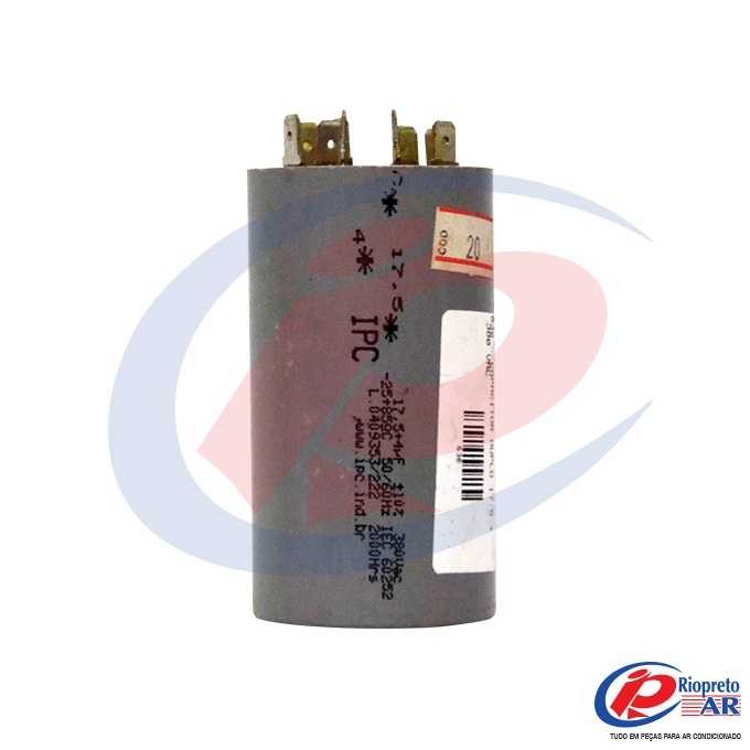 CAPACITOR DUPLO 17,5 + 4     380 VAC