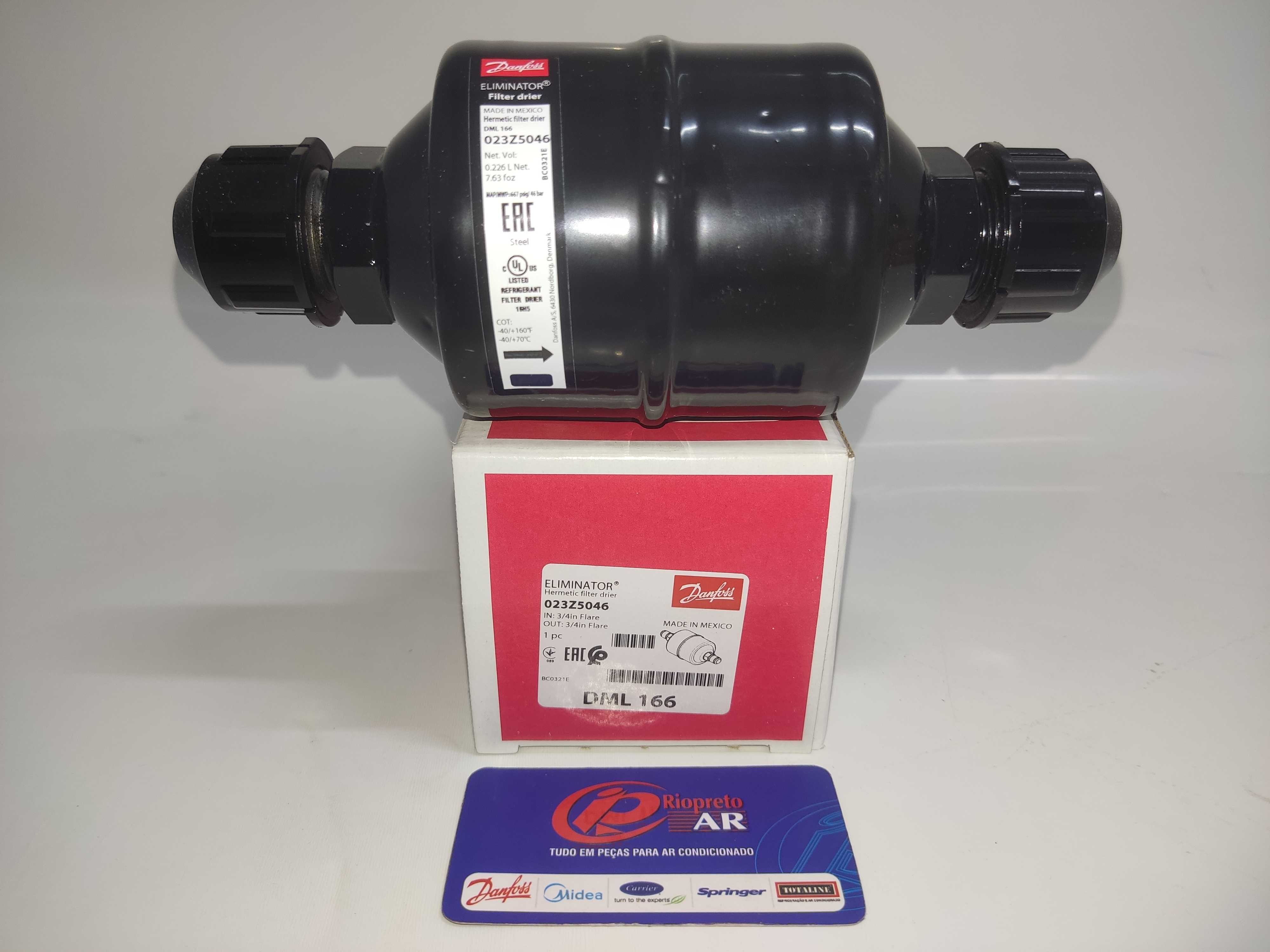 FILTRO SECADOR DML 166R 350 X 3/4 R  DANF AR-CONDICIONADO