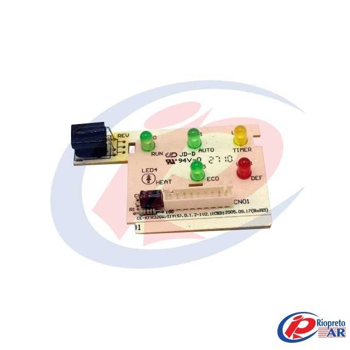 PLACA DO DISPLAY EVAP MCA MCB MCC MQC 09 12 LS MAXI FLEX ANTIGA SPRINGER