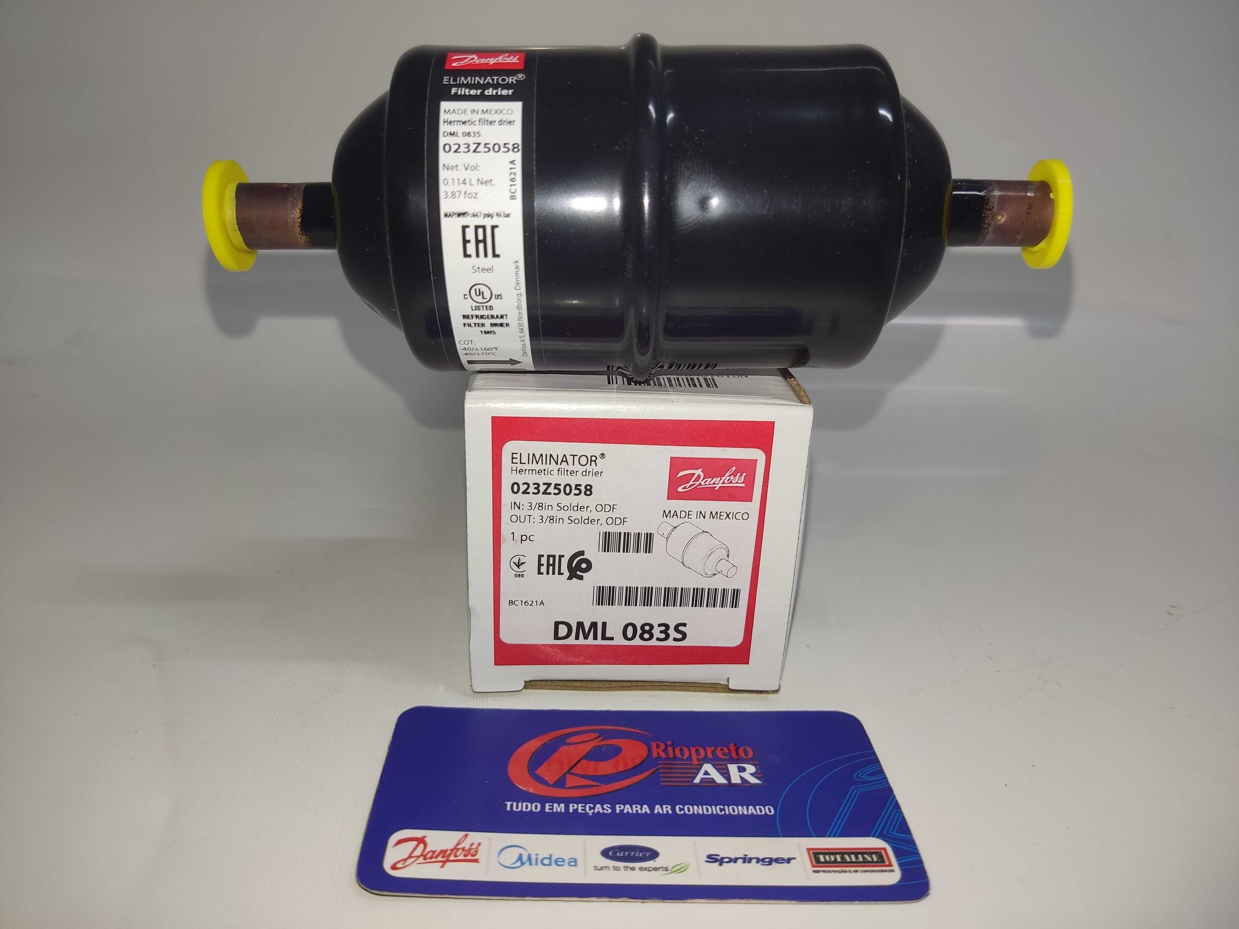 FILTRO SECADOR DML 083S 210 X 3/8 S  DANF AR-CONDICIONADO