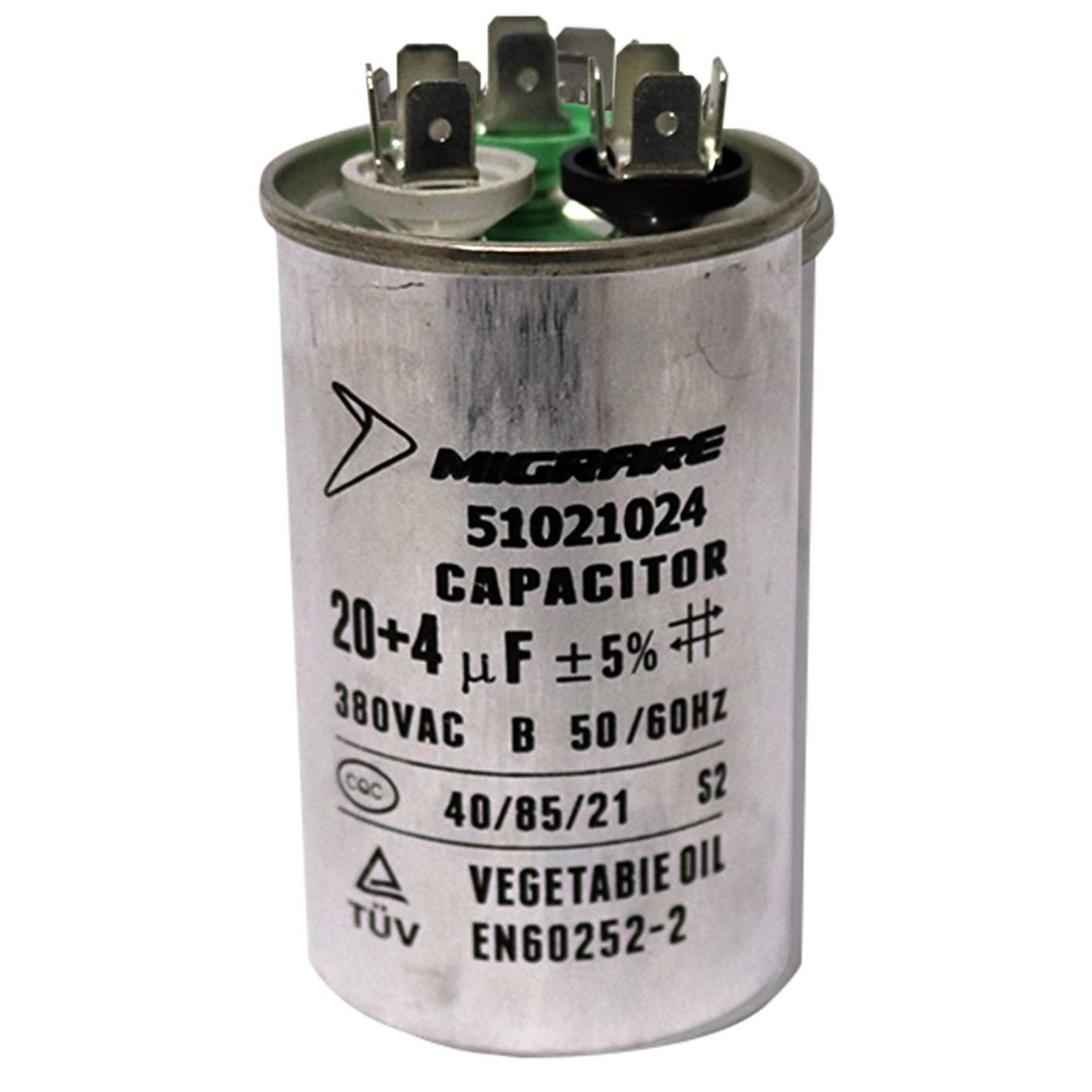 CAPACITOR DUPLO 20 + 4       440 V