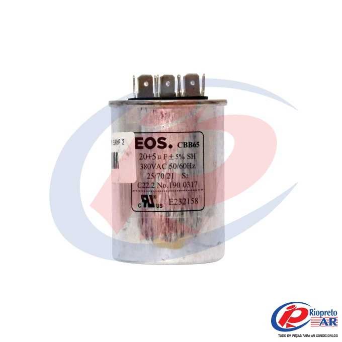 CAPACITOR DUPLO 20 + 5       380 V
