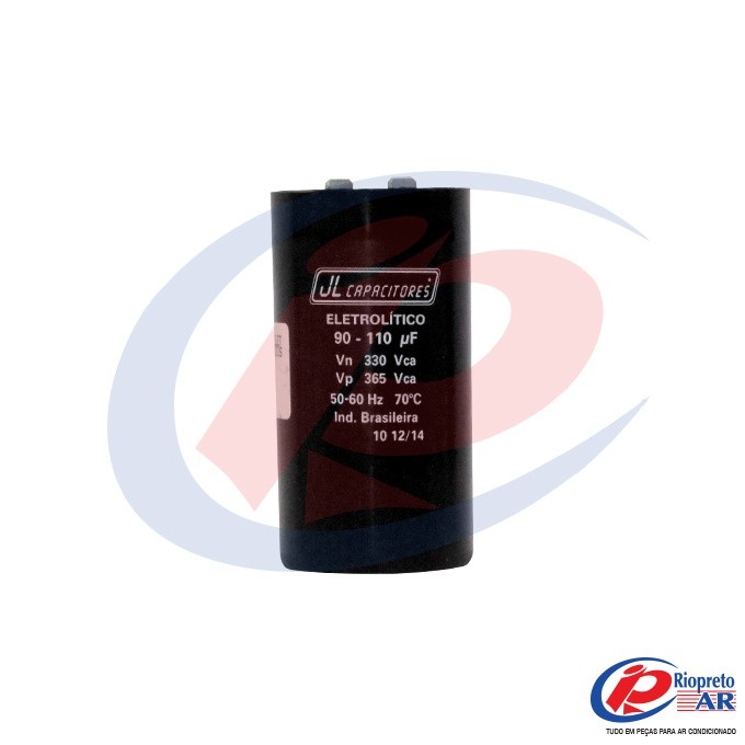 CAPACITOR PARTIDA ELETR   90 X 110 220 V 