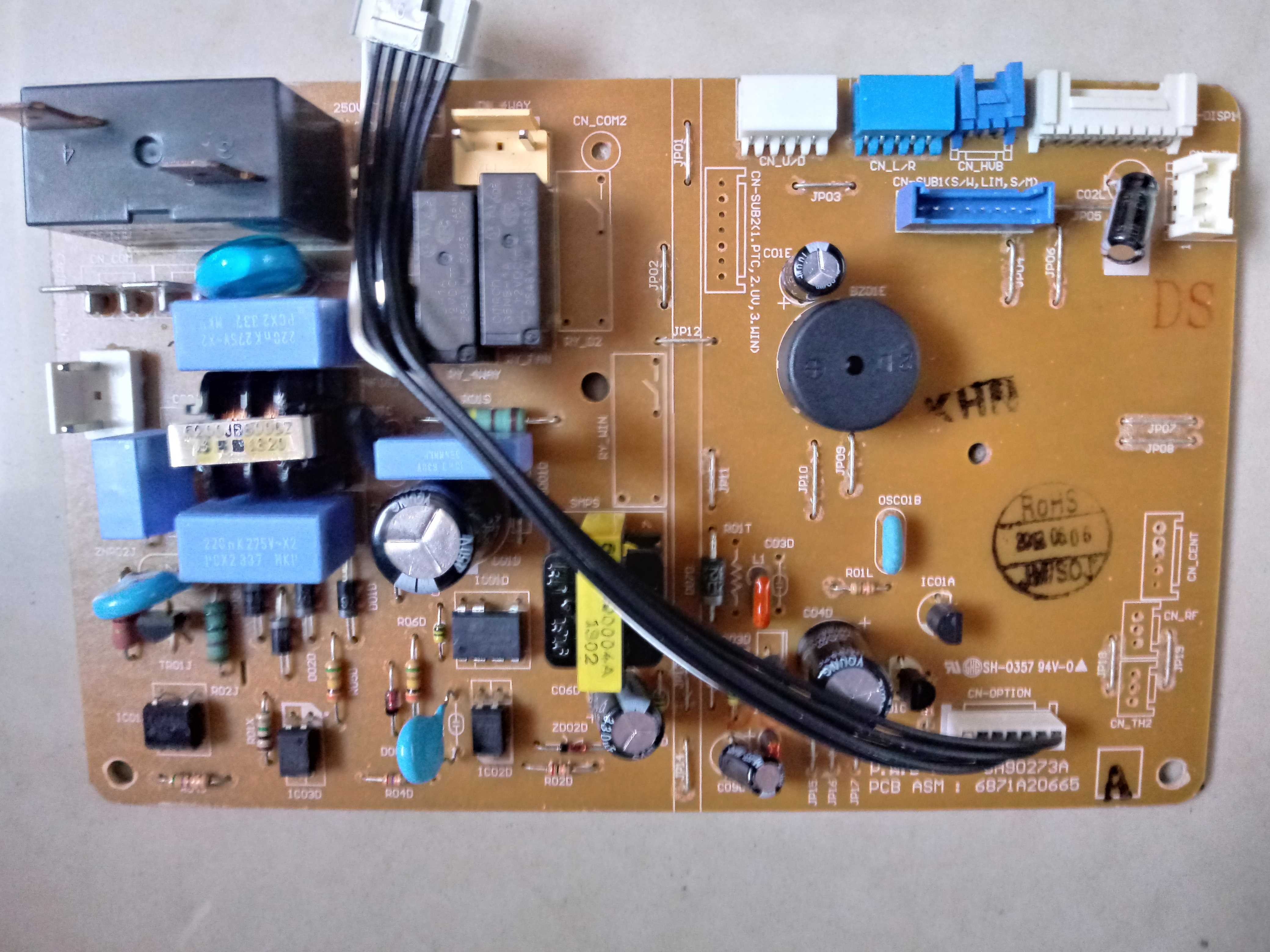PLACA LG PCB EVAP HSNH1227R70 12000 BTUS ARTCOOL PLACA PCB PRINCIPAL