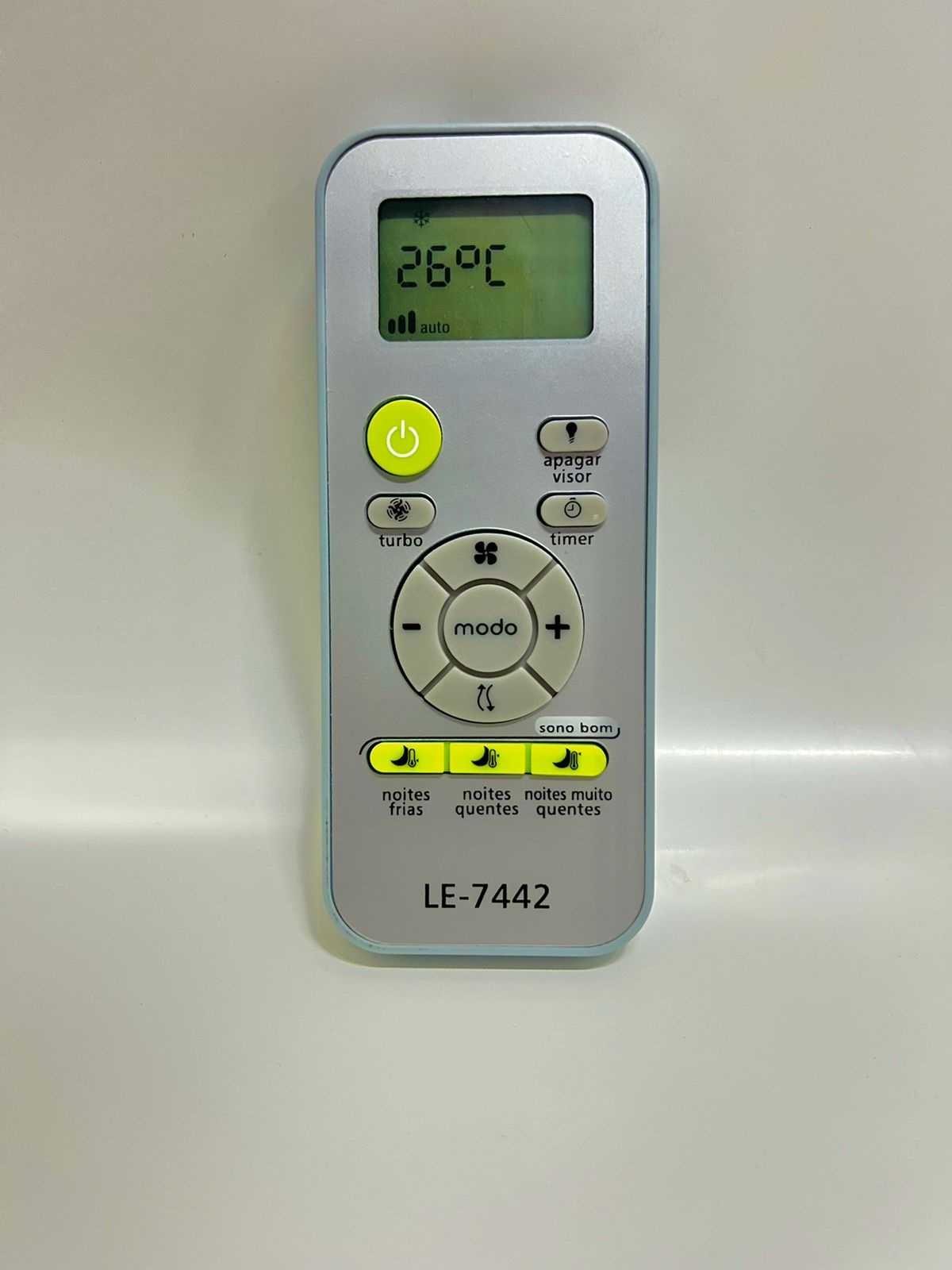 CONTROLE REMOTOTO CONSUL EVAP CBU CBV 9 A 22 CBA CBC CB VC-2887 W10834938 N.O