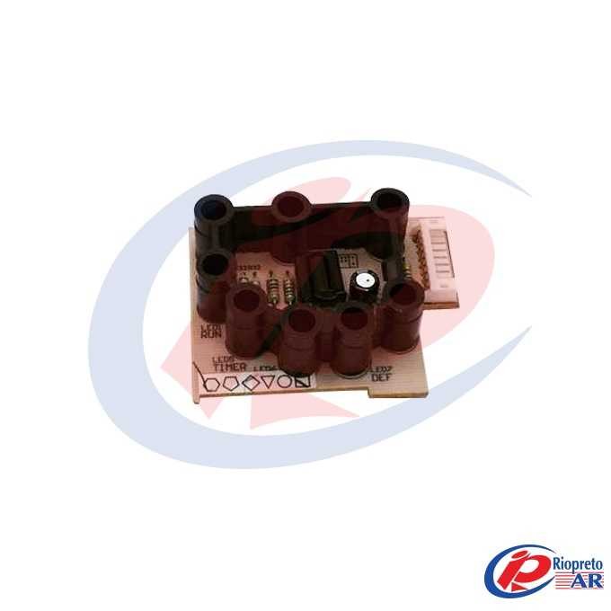 PLACA KOMECO DISPLAY EVAP KOS12QCG1 (9 PINOS)PLACA RECEPTORA 12000 BTUS