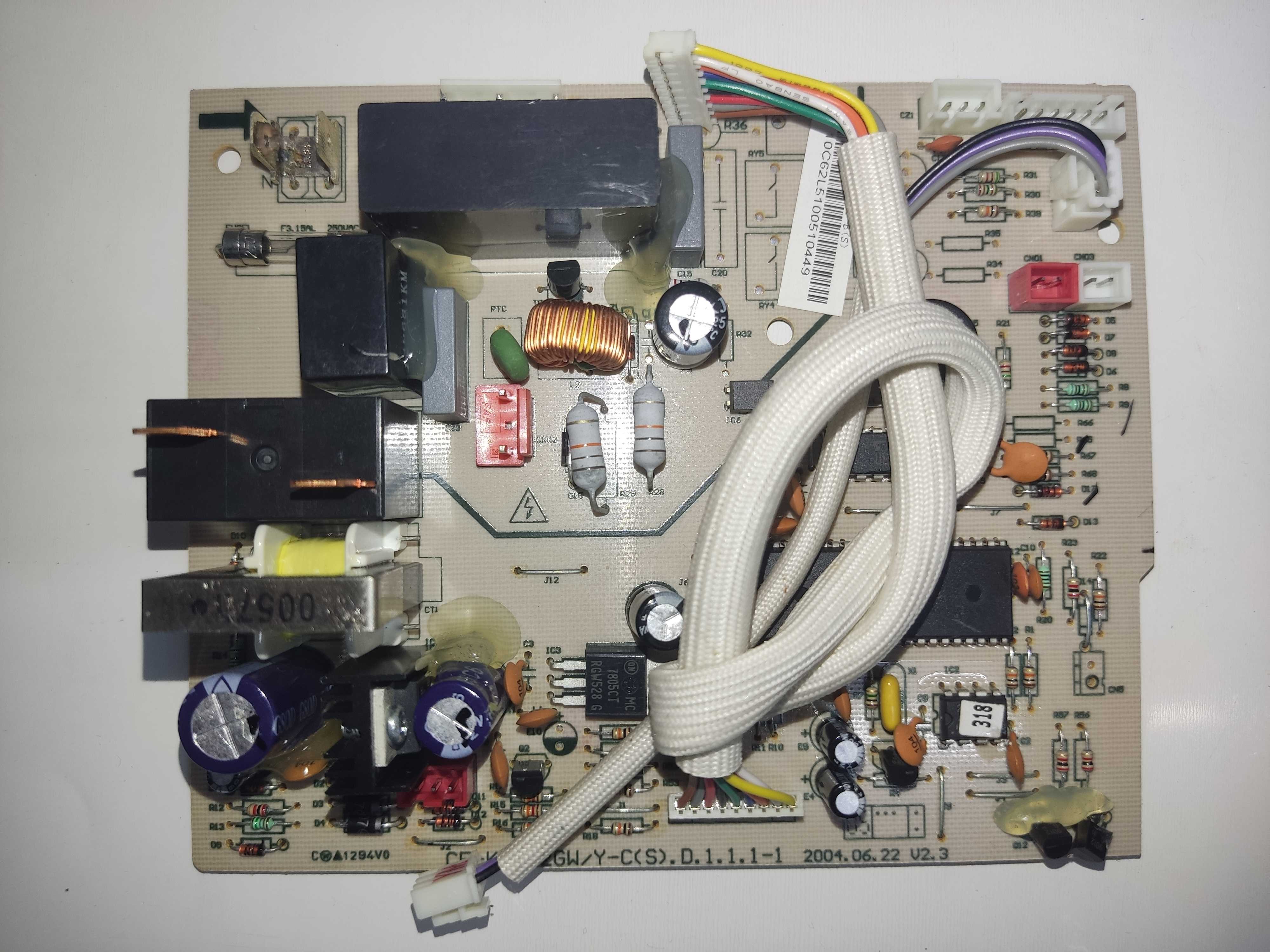 PLACA KOMECO PCB EVAP KOS 12 FCG1/ KOM2S 24 FC G1 (9 PINOS)