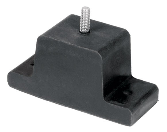 CALCO BORRACHA N 2 SEMI HERMET 1 PARAFUSO TIPO PODIUM MACIÇO