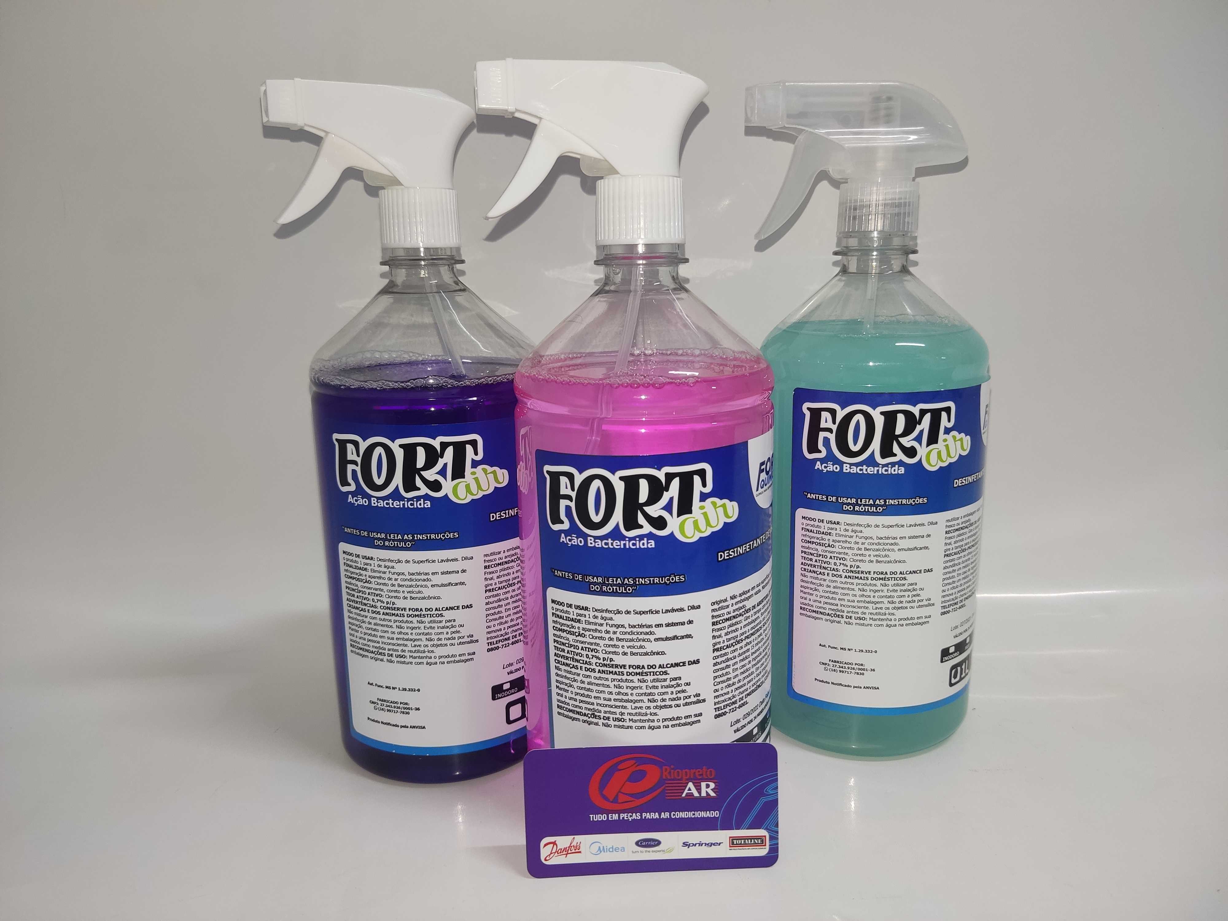 FORT AIR BACTERICIDA CONCENTRADO 1LT C/ BORRIFADOR