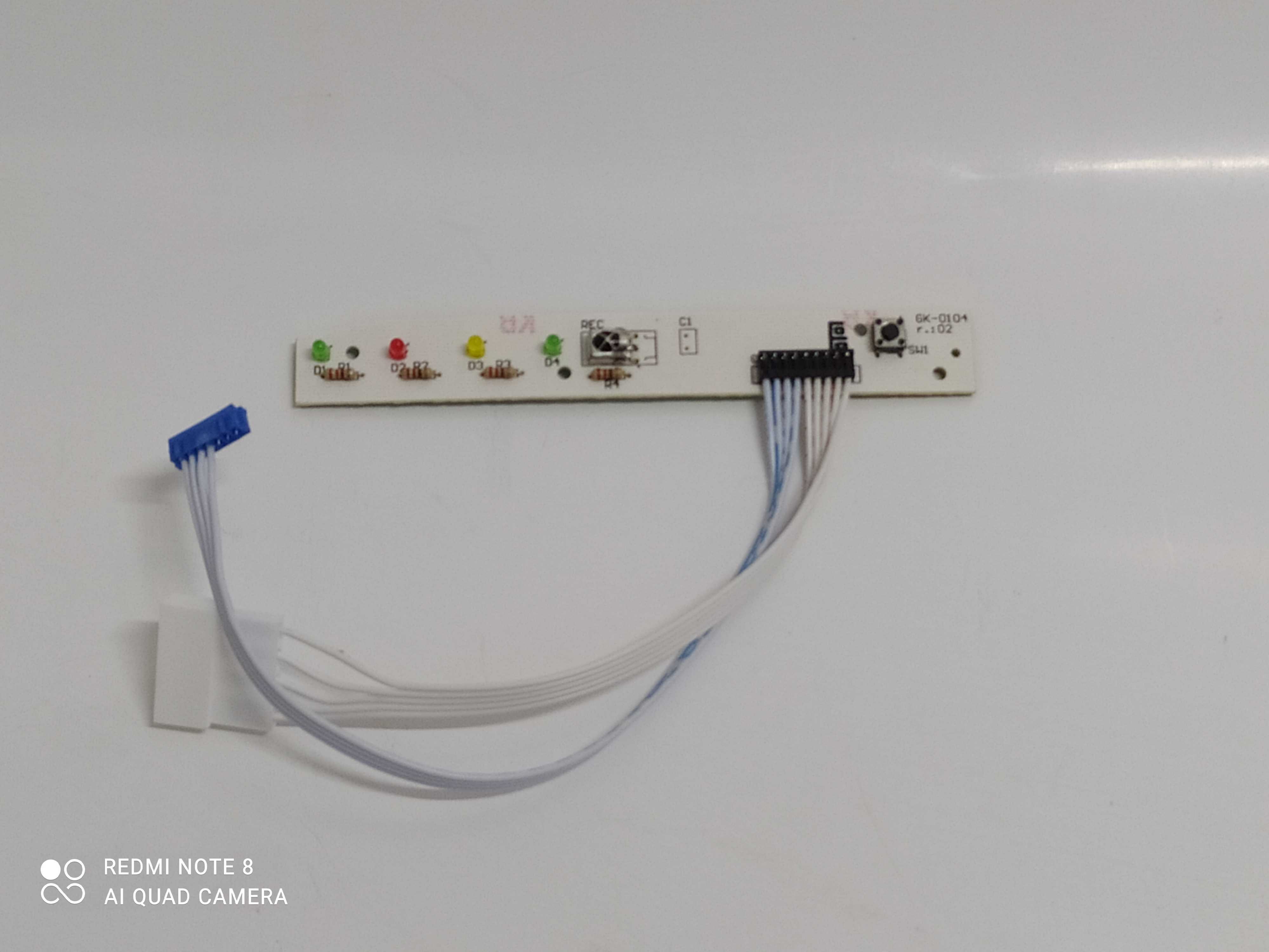 PLACA DO DISPLAY  EVAP TSNC TSNH 07/9/12000 BTUS YMA1/YDAO/TMAO/YDA1/H4WO/TNW5  