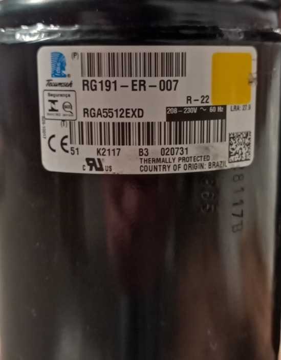 COMP TECUMSEH ROTATIVO 12K 220V R22