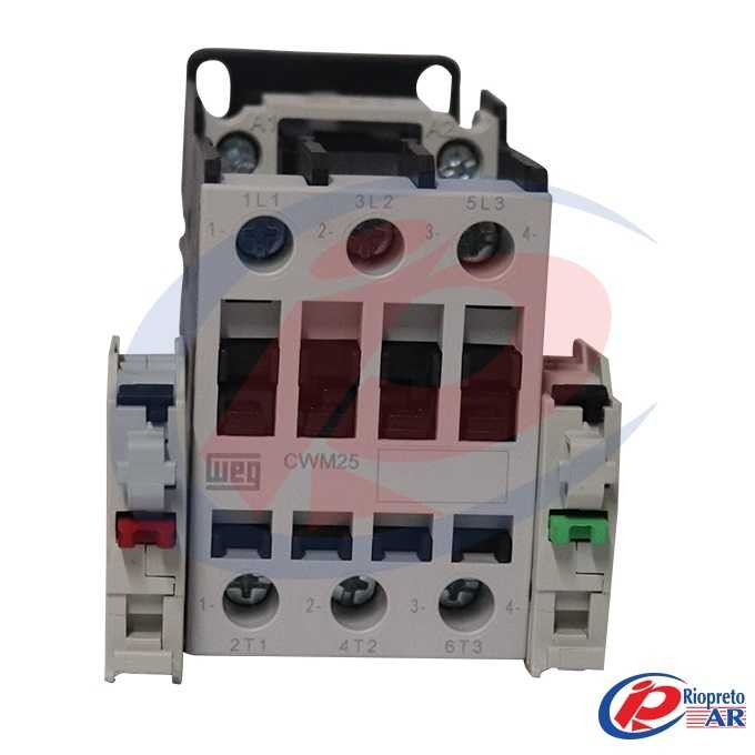 CONTATOR CARRIER 220 V 25 AMP TRI WEG CWM25-11     