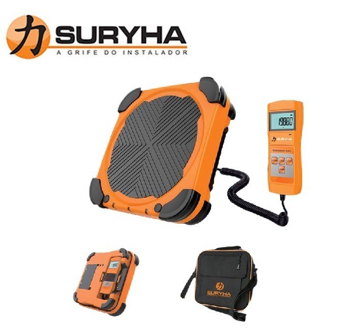 BALANÇA SURYHA ELETRONICA NAO PROG MALETA P/GAS 410A 100 KG