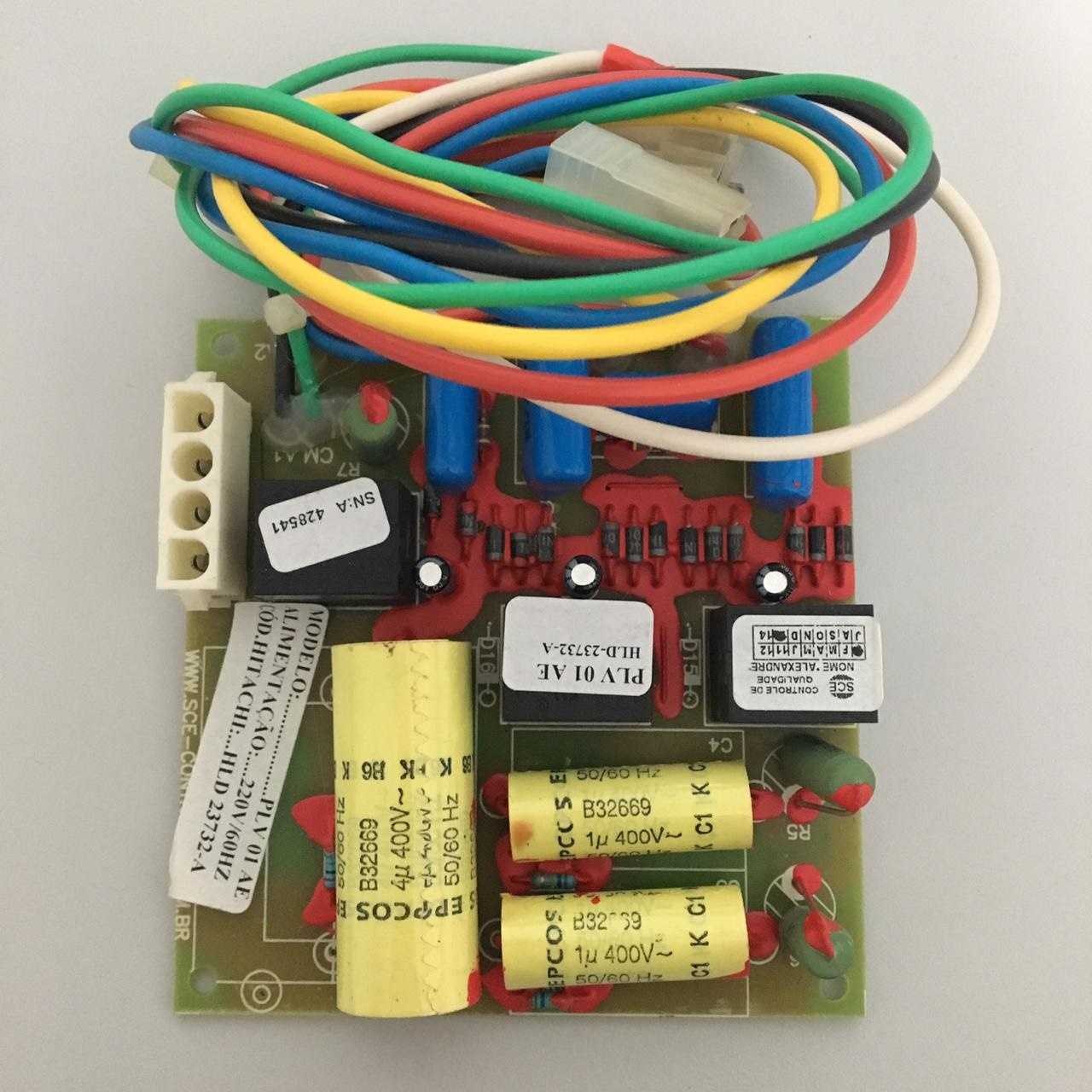 PLACA ELETRONICA CONTROLADORA VELOCIDADE MOTORES -TENSÃO 220V PLV01AE