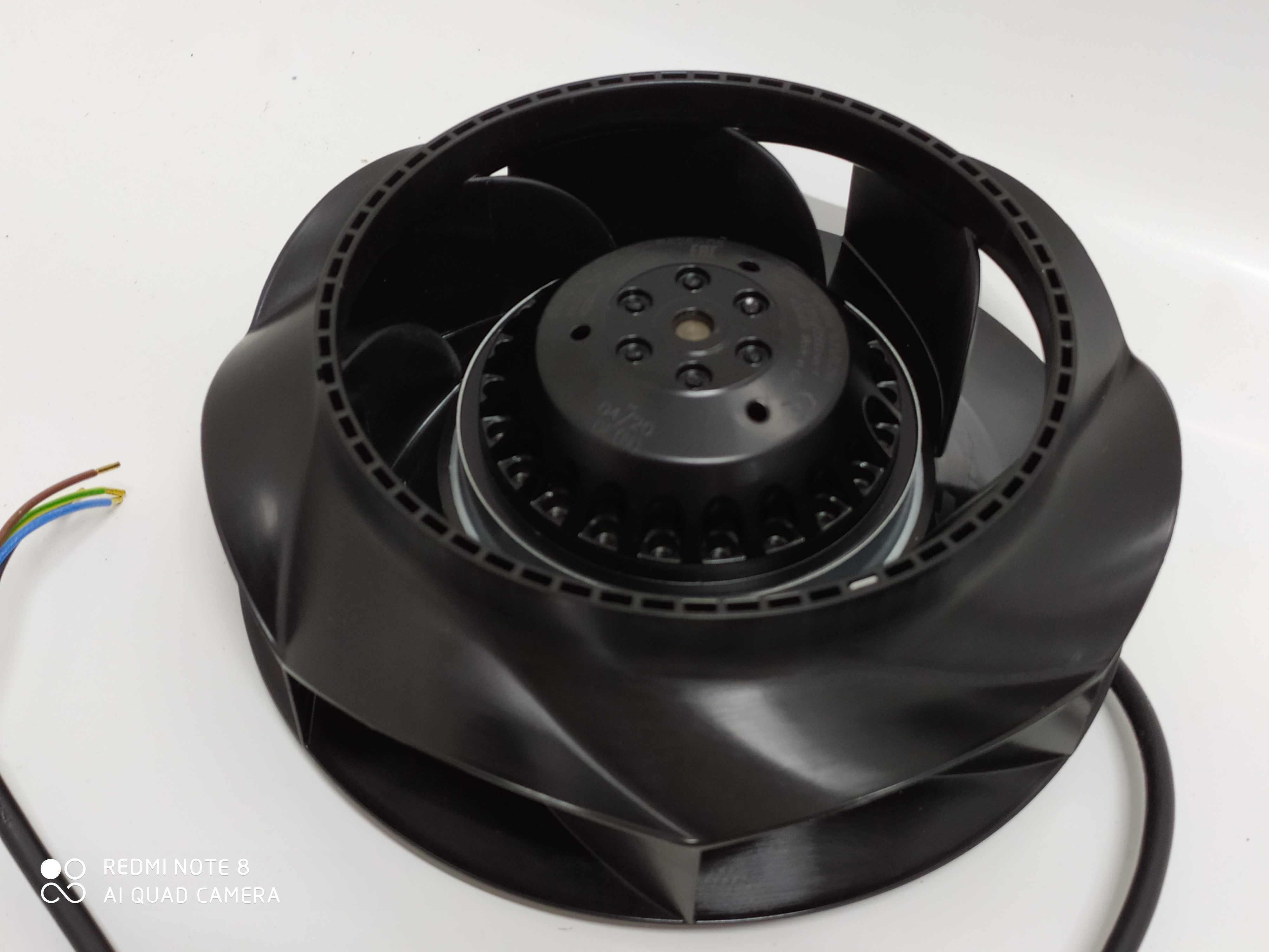 VENTILADOR RADIAL EBM 190MM 1F 230V 50/60HZ