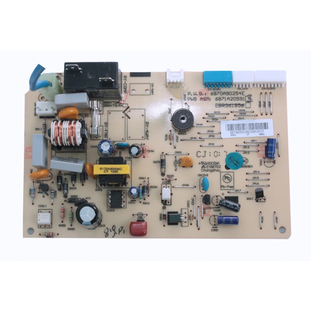 PLACA LG PCB EVAP TSNC 242  KBAO/KBA1 ELETRO 