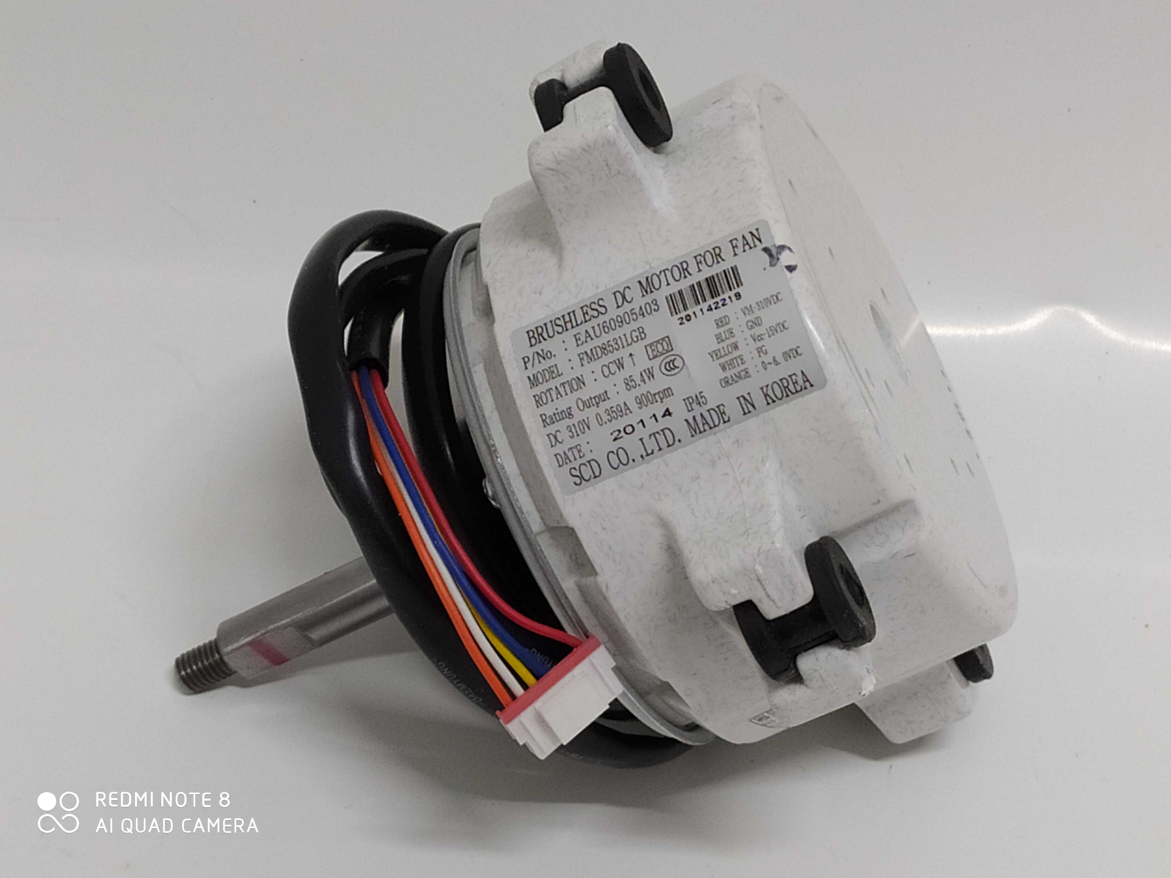 MOTOR CORRENTE CONTINUA VENTILADOR LG COND INVERTER AUUQ 24 GH1