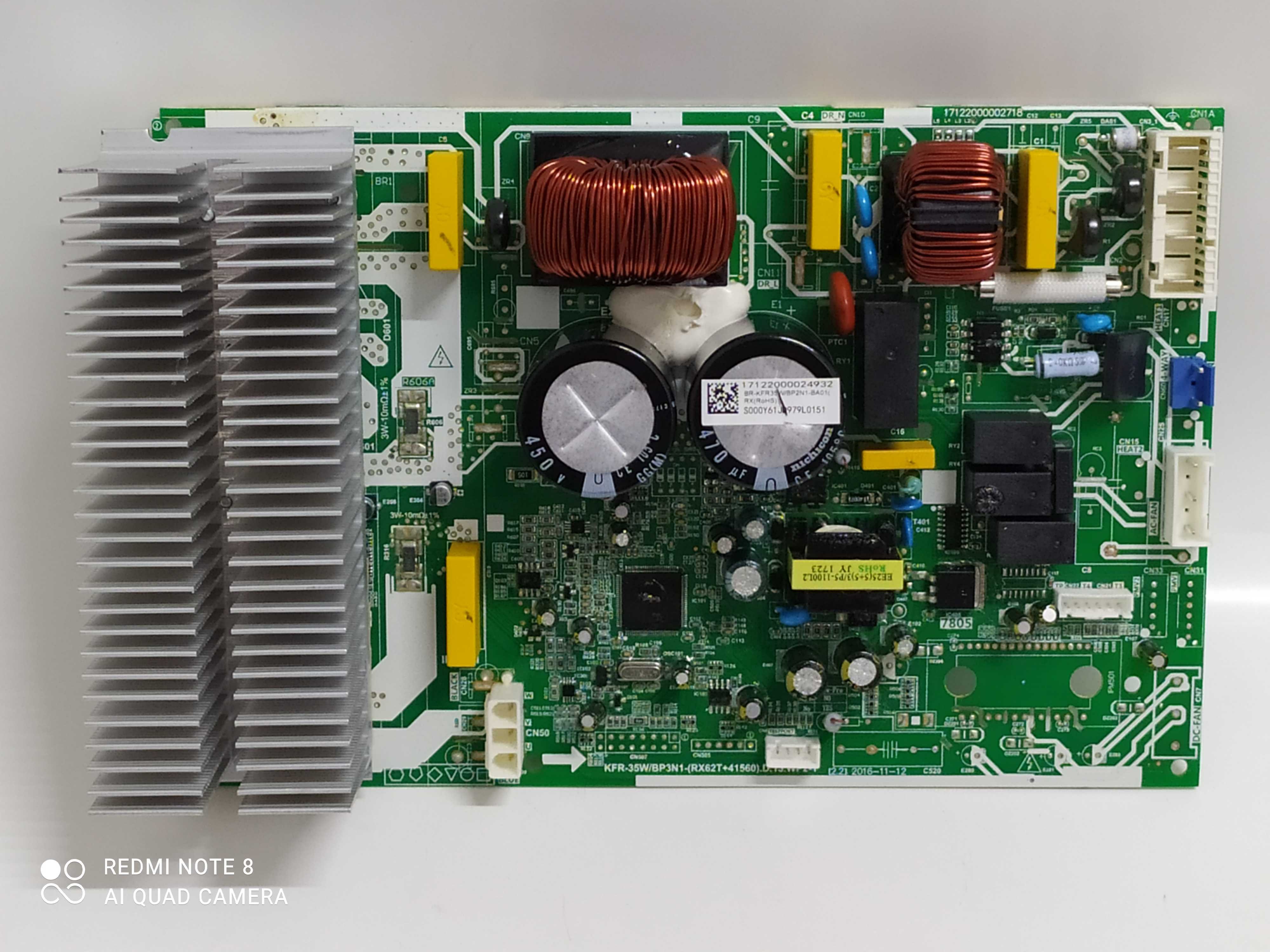 PLACA ELETRONICA CONTROLE CONDENSADORA 38MBQA12M5 KFR-35W/BP3N1 MIDEA PCB 