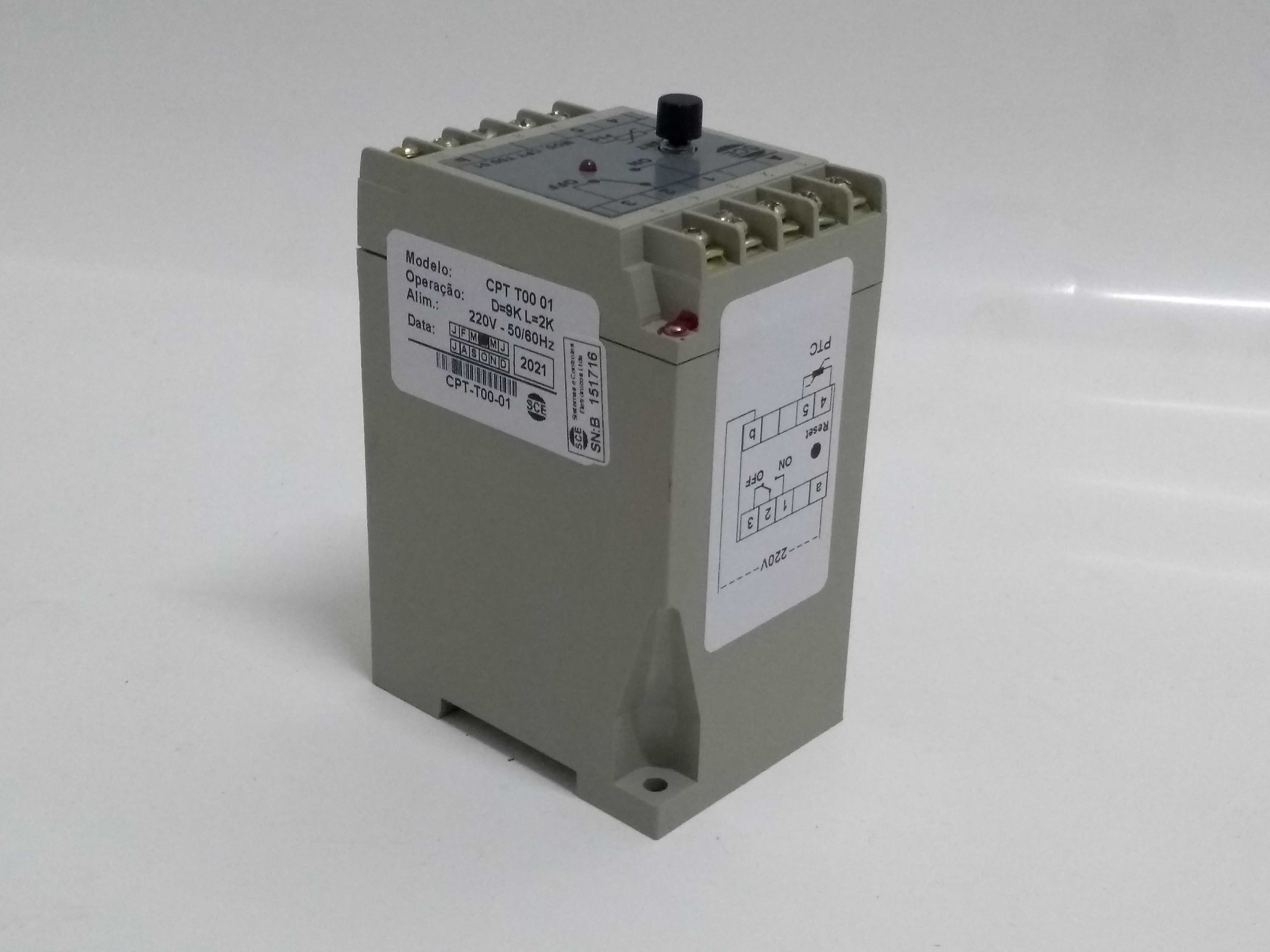 CONTROLADOR SCE DE PRESSÃO 220 V MOD.CPT PTC CPT T00 01     CONTROLADOR SCE DE PRESSÃO 220 V  PTC CPT T00 01  