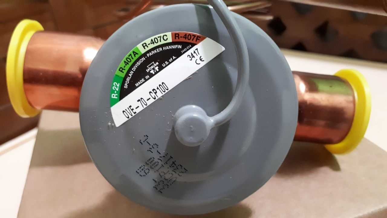 VALVULA TIXA 70 TR SOLDA SPORLAN R22/407   OVE70CP100 3417