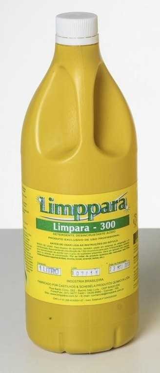 LIMPARA 300 DETERGENTE DESINCRUSTANTE 1L C/ ÁCIDO LIMPPARA