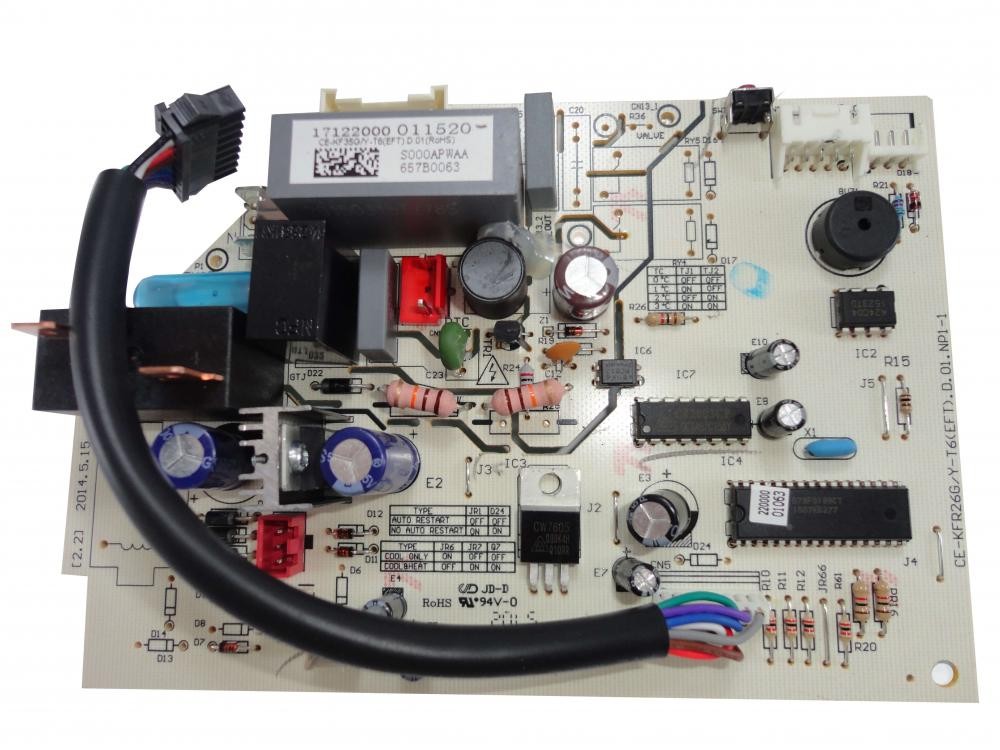 PLACA MIDEA EVAP MLCA MSE 12 M5 CR  2013323A0071 PLACA PCB MIDEA FRIA