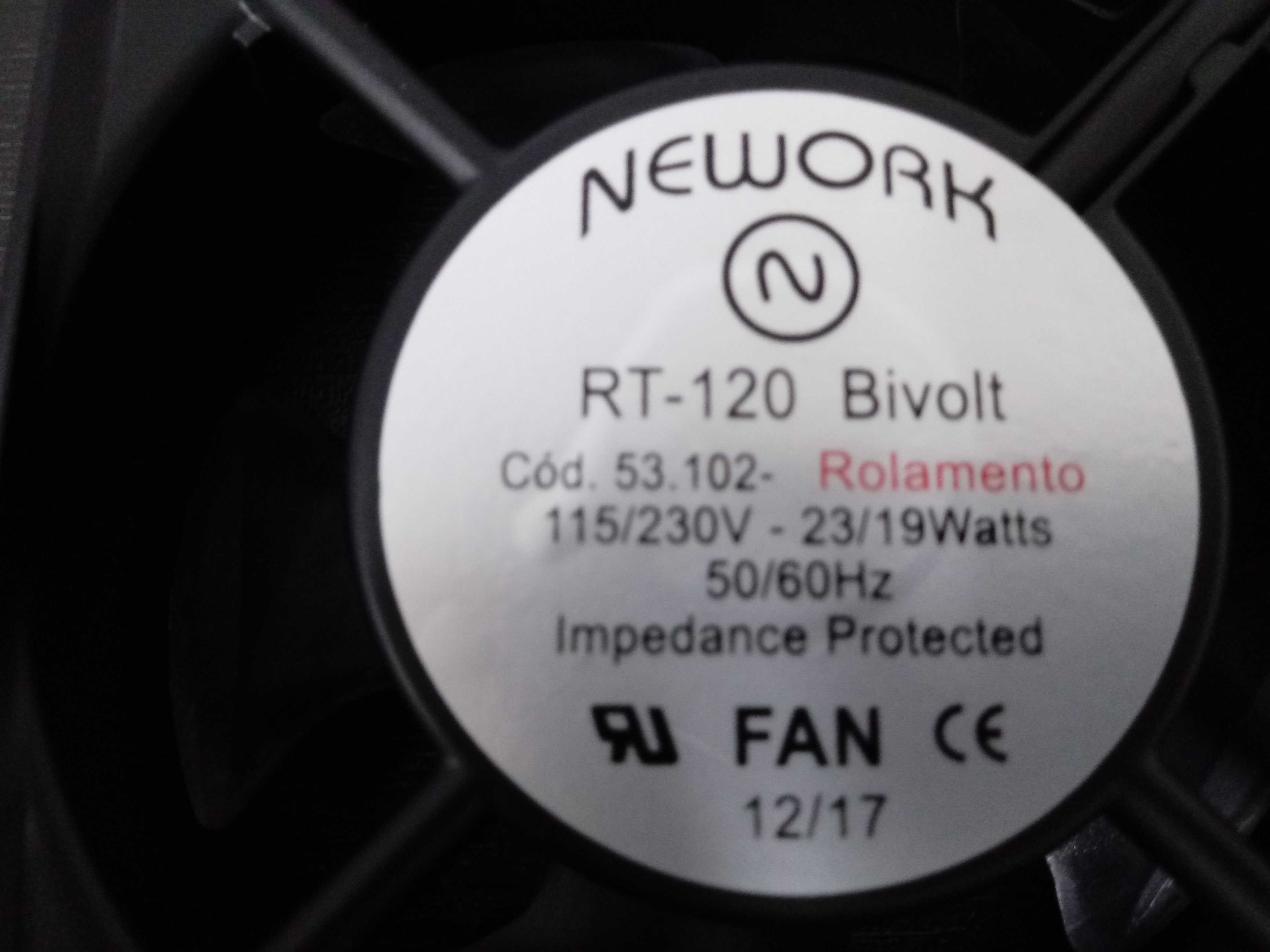 COOLER OUTROS VENTIL  TIPO FAN  120 X 120 MM BI 115/230 V