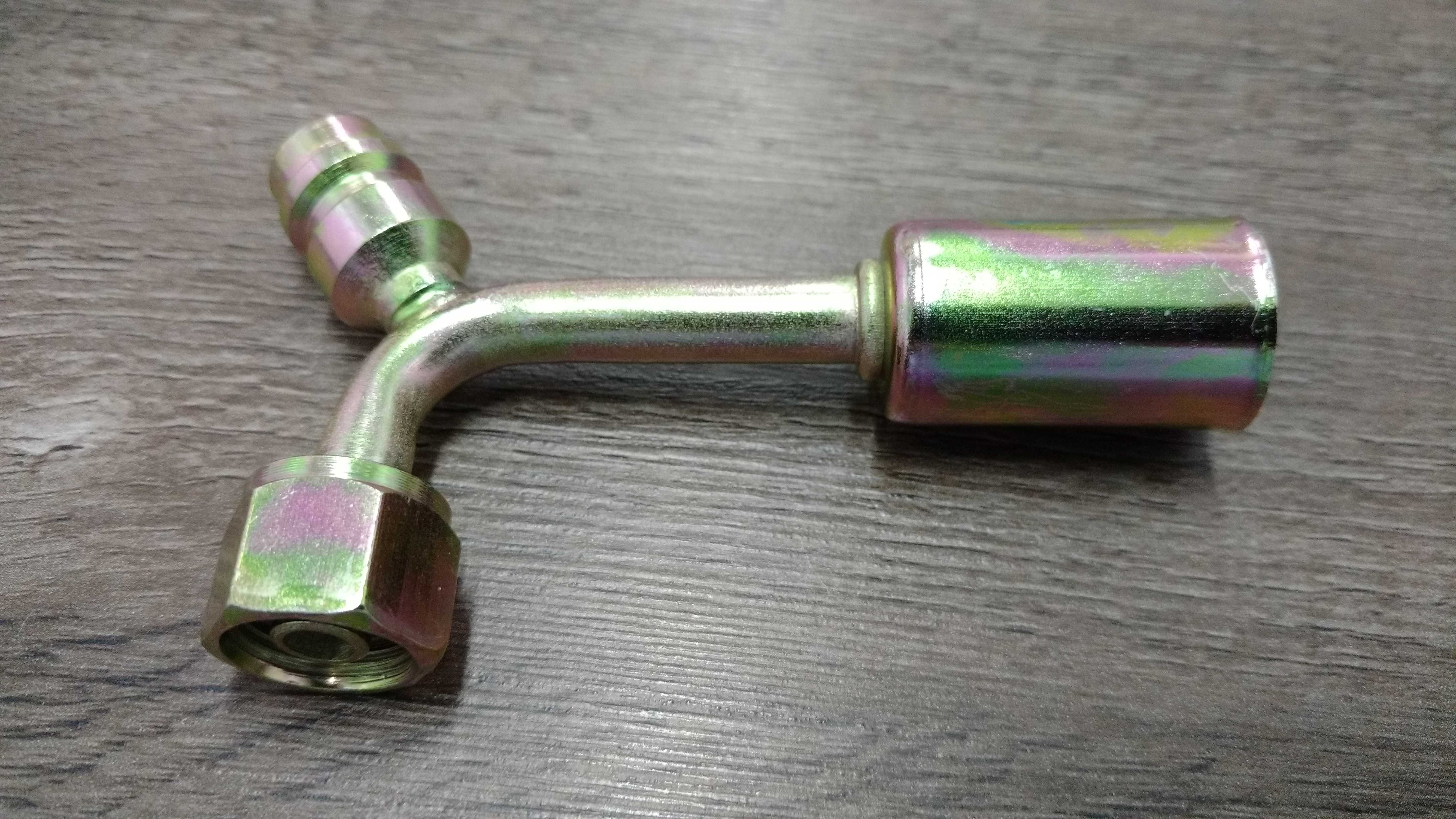 CONEXAO AUTO 90° FEMEA 6MM R134A O'RING