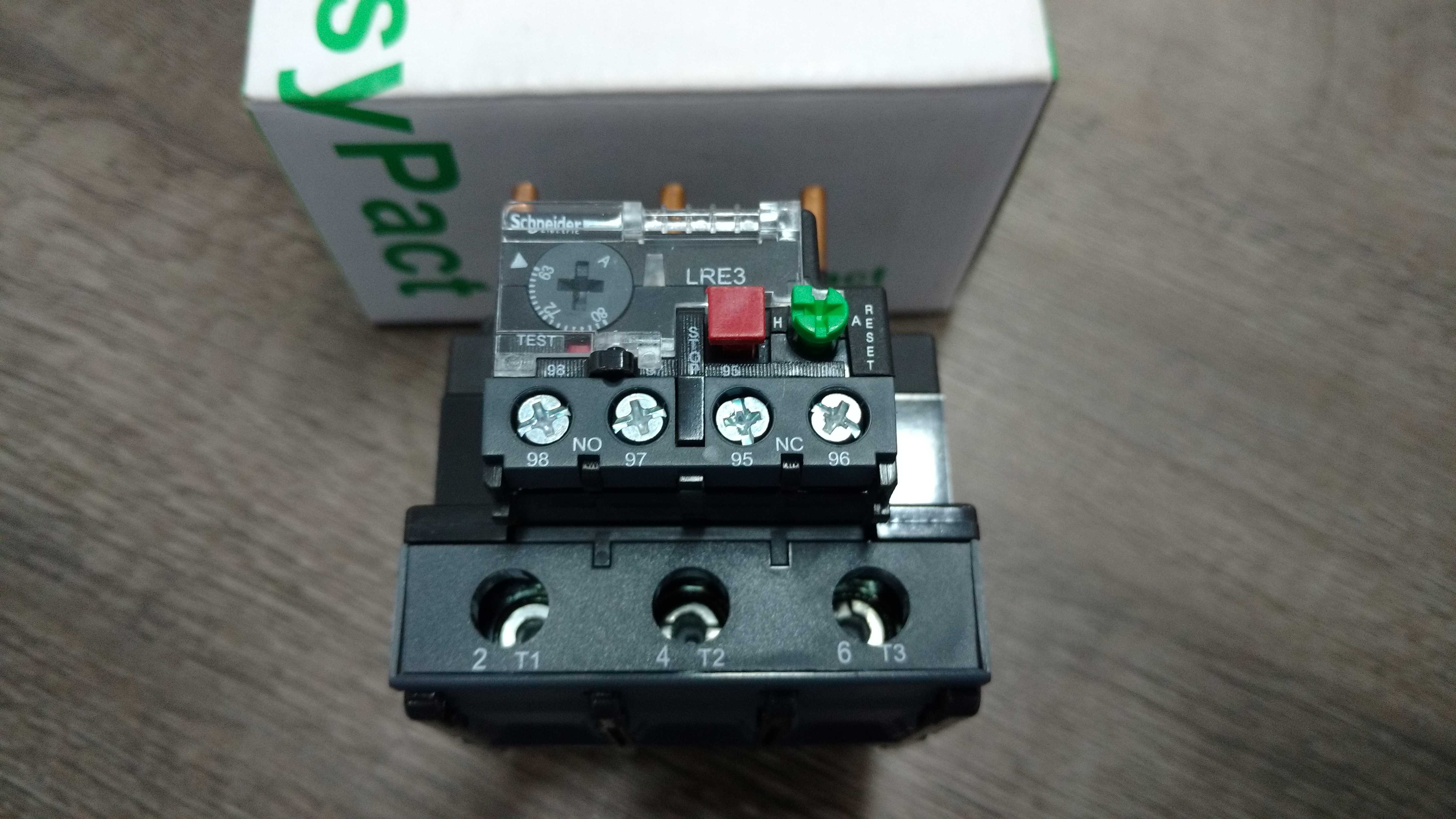 RELE SCHNEIDER TERMICO BIMETAL LRE 363 60-80A 1NA+1NF