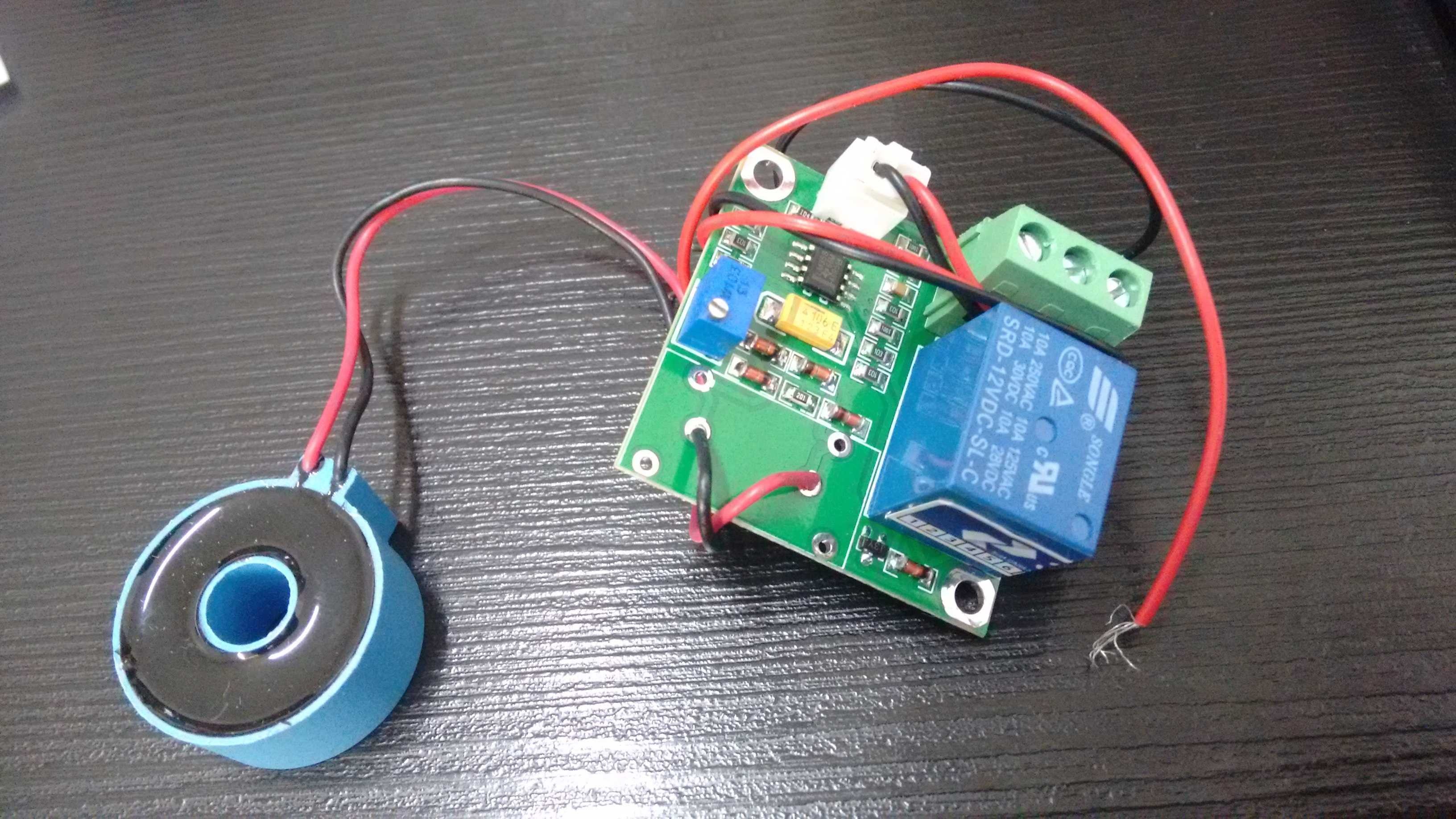 MODULO SENSOR CORRENTE C/RELE NA/NF 3SR 12 V SPLITAO 15 TR