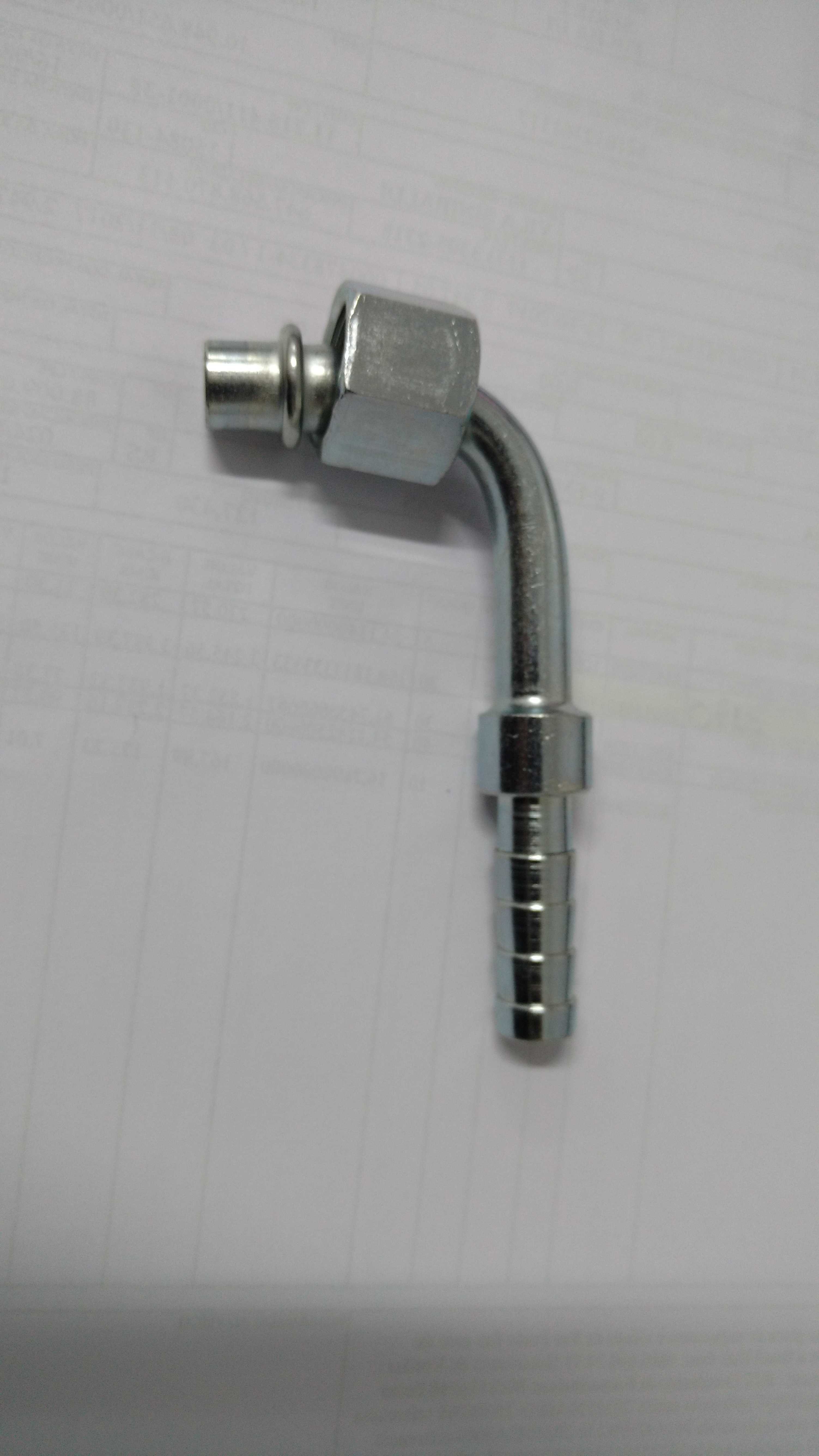CONEXAO AUTO 90° FEMEA 8MM R134A O'RING S/ CLIP