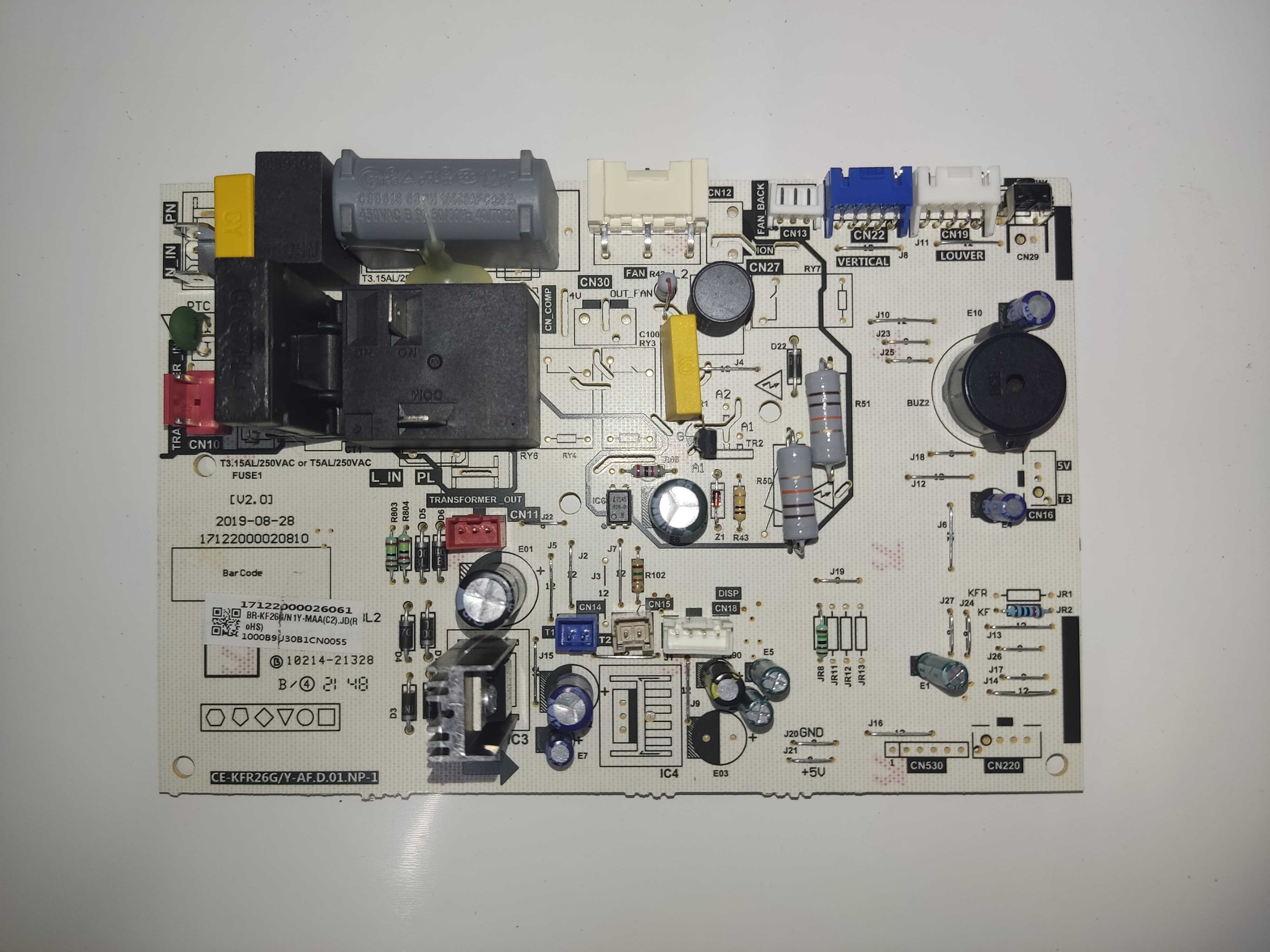 PLACA MIDEA EVAP MACA 09S5 MACA12S5 PLACA PCB EVAPORADORA FRIA SPRINGER MIDEA  