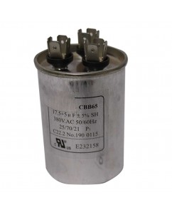 CAPACITOR DE FASE 17,5   MFD   380 VAC AR-CONDICIONADO