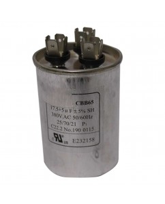 CAPACITOR DE FASE 17,5   MFD   380 VAC AR-CONDICIONADO CAPACITOR DE FASE 17,5   MFD   380 VAC AR-CONDICIONADO