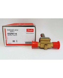 VALVULA SOLENOIDE DANFOSS 3/8 R   EVR3 (COD ANTIGO 032F8072