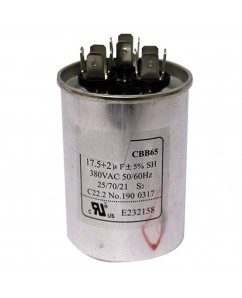 CAPACITOR DUPLO 17,5 + 2       400 VAC EPCOS