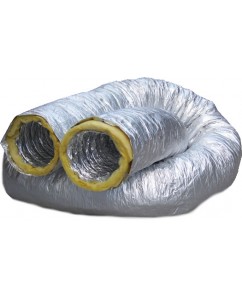 DUTO DE ALUMINIO FLEXIVEL C/ISOLAMENTO  12 X 06 MTS  25 MM AR-CONDICIONADO